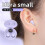 Earbuds Wireless  Low Profile Micro-Type Tiny Discreet Hidden Earbuds Work Small Headphones 3