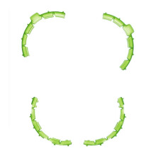 Paddle Bumper Protector for Flip Drone Propeller Guard Bumper Ring Protective Cover Drone Accessories B