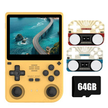 V20 Retro Video Handheld Game Console 64GB 3.5inch IPS HD Screen A133P Open Source Linux for NDS SFC Simulators B