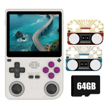 V20 Retro Video Handheld Game Console 64GB 3.5inch IPS HD Screen A133P Open Source Linux for  NDS SFC Simulators C