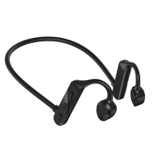Bone Conduction Headphones 5.0 Hi-Fi Stereo with Mic Waterproof Sports Headphones for Running Sports Black