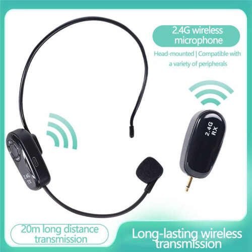Universal 2.4G Wireless Headset Bee Teaching Amplifier Sound Ear Hanging Headset Microphone Microphone 1