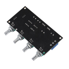 NE5532 Amplifier Tone Preamp Board Treble Bass Midrange Volume Tone Control Adjustment Pre-Amplifier, Fixed Version