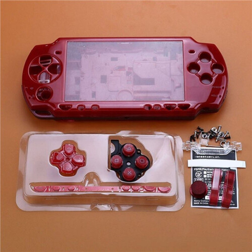For PSP2000 Game Console Shell Case Professional Protection Shell Cover Set Replacement with Button Kit Accessories B