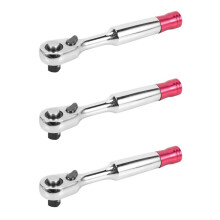 3X 1/4 Inch 100mm Torque Rachet Wrench Set Repair Tool for Vehicle Bicycle Bike Socket Wrench Kit Tool