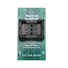 For XGecu T76 Programmer TSOP32 / TSOP40 / TSOP48 to DIP48 ZIF Adapter Burning (T76 F48 05-001)