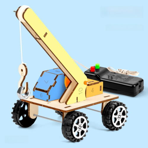 Crane Diy Mechanical Model For Kids Science Experiments Play Creative And 2