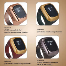 Prayer Finger Counter Multifunctional Counter Ring Digital Display Finger Counter Alarm Clock Al-Fatiha Counter M