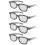 4Pcs Polarized Passive 3D Glasses for Cinema IMIX Screen 1