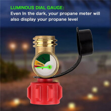 3X Propane Tank Gauge Indicatore di Livello Rilevatore di Perdite Misuratore di Pressione del Gas, Universale per Grill A Gas, Lanterna, Riscaldatore