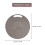 2X Cutting Board Plastic Kitchen Cutting Board Round Baking Board Fruit Vegetable Cutting Board with Handles 31cm 9
