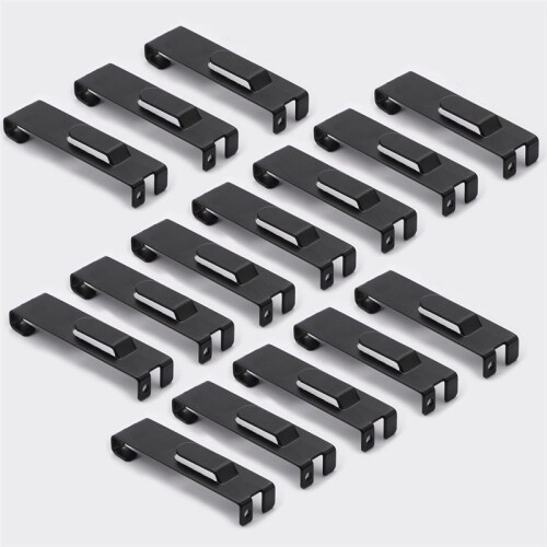 15Pcs Gridwall Hooks Hangers,Grid Panel Hooks Grid Wall Hook Grid Wall Accessories Wire Grid Hook Grid Shelf Hooks 1