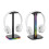 RGB Headphone Stand Game Headset Desk Display Holder LED Base USB Pickup Light Headset Support Bracket-A 3