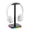 RGB Headphone Stand Game Headset Desk Display Holder LED Base USB Pickup Light Headset Support Bracket-A 1
