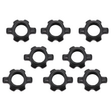 8 Stuks Halterstang Moer Antislip Spinlock Kragen Schroefklemmen voor Halter Gewichtheffen Fitnessapparatuur Accessoires