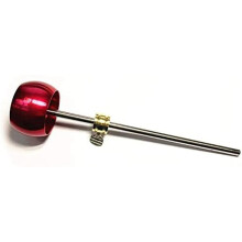 Aluminum Alloy Bass Drum Pedal Beater Kick Drum Foot Pedal Beater Percussion Instrument Accessory Part,Red