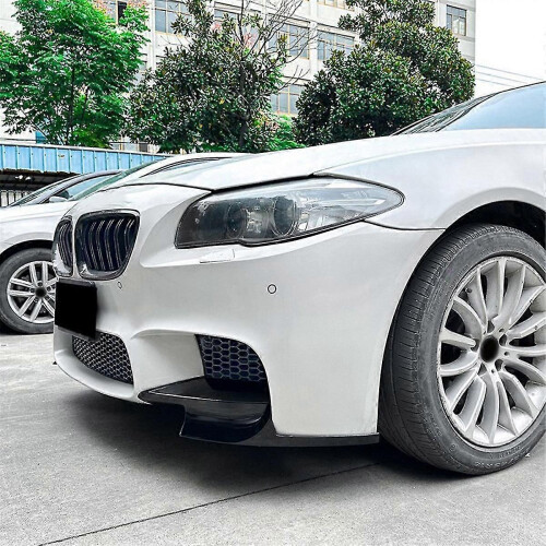 For 5 Series M5 F10 2011-2017 Front Bumper Lip Angle Diffuser Splitter Spoiler Protector Gloss Black 1