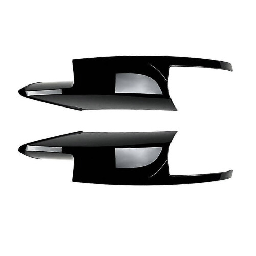 For 5 Series M5 F10 2011-2017 Front Bumper Lip Angle Diffuser Splitter Spoiler Protector Gloss Black
