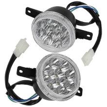 Phares avant gauche et droit Ă LED 12 V pour quads Qua 150 cc, 200 cc et 250 cc de type D, Baja, Coolster et Kazuma.