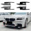 For 5 Series M5 F10 2011-2017 Front Bumper Lip Angle Diffuser Splitter Spoiler Protector Gloss Black 5