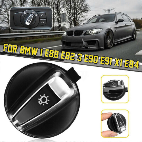 For-BMW 3-SERIES E90 E91 LCI X1 E84 E88 E82 FRONT HEADLIGHT SWITCH ROTATION BUTTON 9169405 613191694 2
