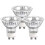 5 Pcs Gu10 35w Halogen Spotlight Bulb Dimmable, Halogen Reflector Lamps Y 1