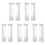 Window White Sheer Curtains 108 Inches Long 10 Panels Sheer White Curtains Clear Curtains Basic Rod Pocket Panel 1