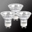 5 Pcs Gu10 35w Halogen Spotlight Bulb Dimmable, Halogen Reflector Lamps Y 4