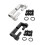 Aluminum adjustable handlebar riser kit for r1200rt r1200 light weight 3