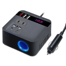 300 W:n tehoinvertterit 12 V / 24 V:n tasavirtainvertteri 3 USB-auton latausakun pikalatausmuuntimen lisävaruste