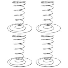 4-teiliges Set Eiscremehalter aus Edelstahl, Eiswaffelhalter, Eierwaffelhalter, Eiscremeständer