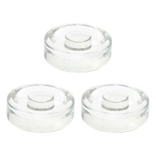 Lot de 3 poids en verre pour fermentation, couvercles hermétiques pour bocaux à large ouverture et bouteilles à cornichons.