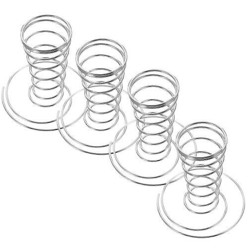 4-teiliges Set Eiscremehalter aus Edelstahl, Eiswaffelhalter, Eierwaffelhalter, Eiscremeständer 1