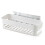 Wall Mounted Single Layer Bathroom Storage Rack Shelf Home Decoration (Beige) 1