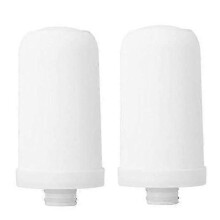 Lot de 2 filtres en céramique pour robinet de cuisine, purificateur d'eau.