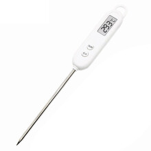Wharick kookthermometer met LCD-scherm, directe aflezing, roestvrijstalen digitale temperatuursensor.