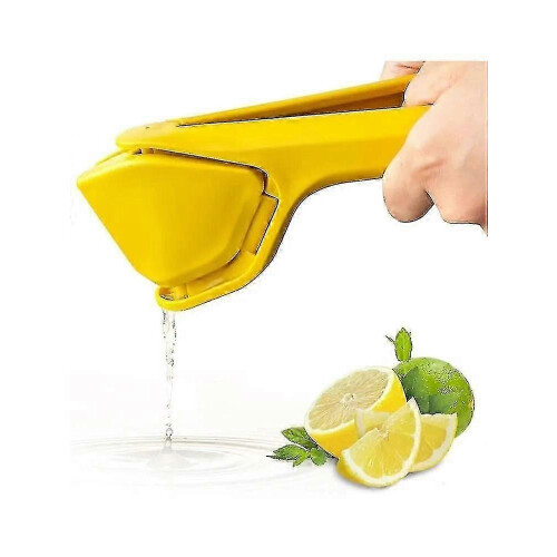 Max Juice Extraction Lemon Lime Squeezer EasytoUse Flat Lemon Squeezer with Leverage Squeezer with Built in Strainer SMTX
