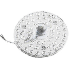 Module LED 230 V 24 W - Kit de conversion avec support magnétique - Pour plafonnier et applique murale - Blanc