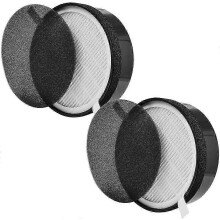 Set van 2 vervangingsfilters voor de Levoit LV-H132 True HEPA luchtreiniger en actieve koolstoffilters.