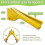 Max Juice Extraction Lemon Lime Squeezer EasytoUse Flat Lemon Squeezer with Leverage Squeezer with Built in Strainer SMTX 4