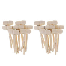 10 Stück Krabbenhämmer aus Holz, Meeresfrüchtehämmer, Desserthämmer, Mini-Muschelhämmer, Spielzeug-Holzknacker