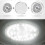 Module LED 230 V 24 W - Kit de conversion avec support magnétique - Pour plafonnier et applique murale - Blanc 2