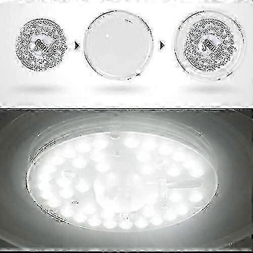 Module LED 230 V 24 W - Kit de conversion avec support magnétique - Pour plafonnier et applique murale - Blanc 1