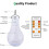 USB Rechargeable LED Light Bulbs, Afoskce Portable Camping Light with Remote Timer, 5 Lighting Modes 3