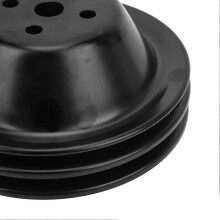SWP Kurze Wasserpumpenriemenscheibe mit Doppelnut als Ersatz für CHEVROLET SBC 262 327 400 Motor f54