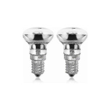 Lampadine lava R39 E14 da 40 W, lampadine lava piccole con riflettore a vite Edison, luce bianca calda 2800k R39 dimmerabili (confezione da 2) Fo f26