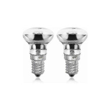 R39 E14 40W lavalamplampen, Edison-schroefdraad, reflector, kleine lavalamplampen, warm wit 2800K R39 dimbaar (2 stuks) Zhuoxuan f54