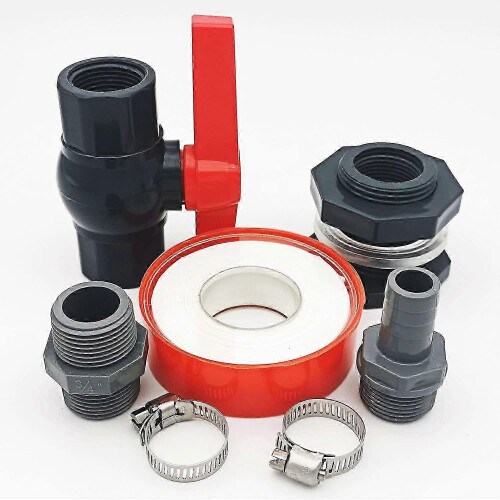 Rain Barrel Spigot kit Within 3/4 inch PVC Bulkhead Adapter 2