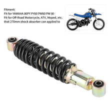 Moottoripyörän takaiskunvaimentimen jousitusvaimennin 270 mm sopii YAMAHA 80PY PY80 PW80 f54:lle
