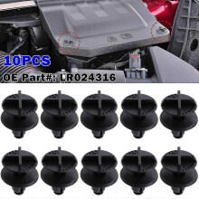 Akun kansi ja konepelti nailonista, klipsikiinnikkeet, Land Rover, Range Rover, Discovery Outside, Evoque, Alkuperäisnumero, Lr024316, 10 kpl f26